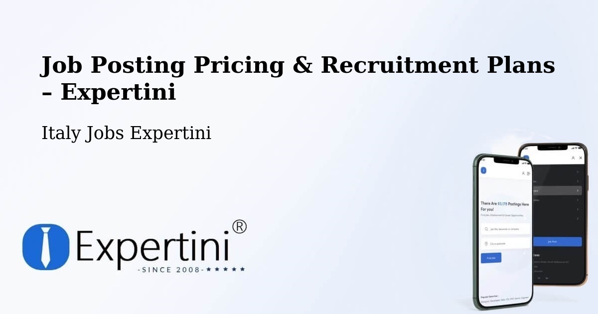 Job Posting Pricing & Recruitment Plans – Trieste - Trieste, Italy Jobs Expertini