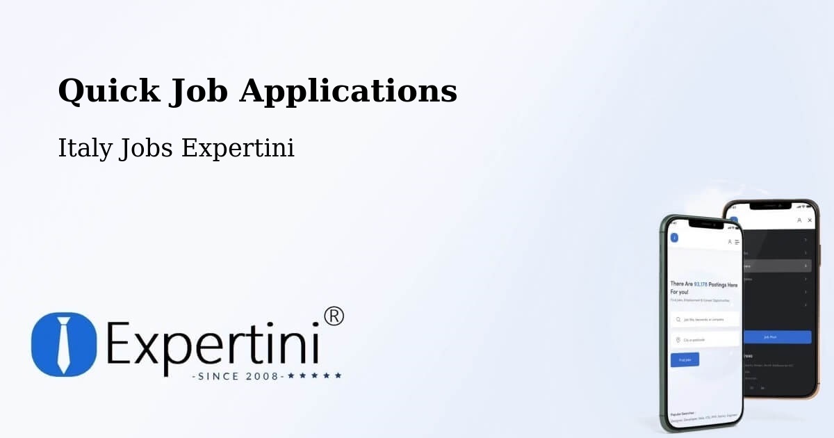 Quick Apply Feature – Trieste - Italy Jobs Expertini